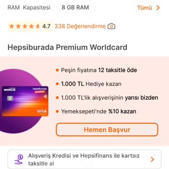 Hepsiburada Premium Kredi Kartı