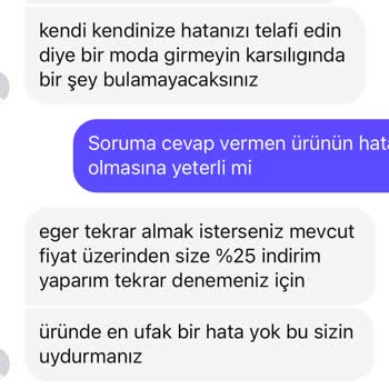 Kalicianlar (İnstagram) Ürünün Arkasında Durmayan Ve Üslupları Çok Kötü Bir Firma