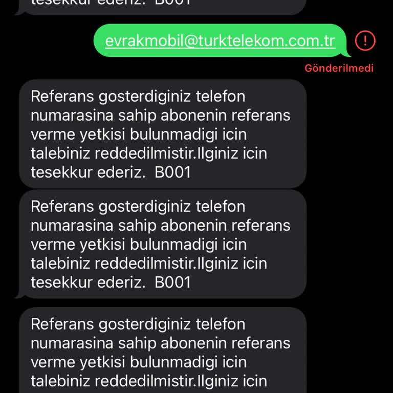 Türk Telekom Jandarma Tarifesi Referans Mağduriyeti