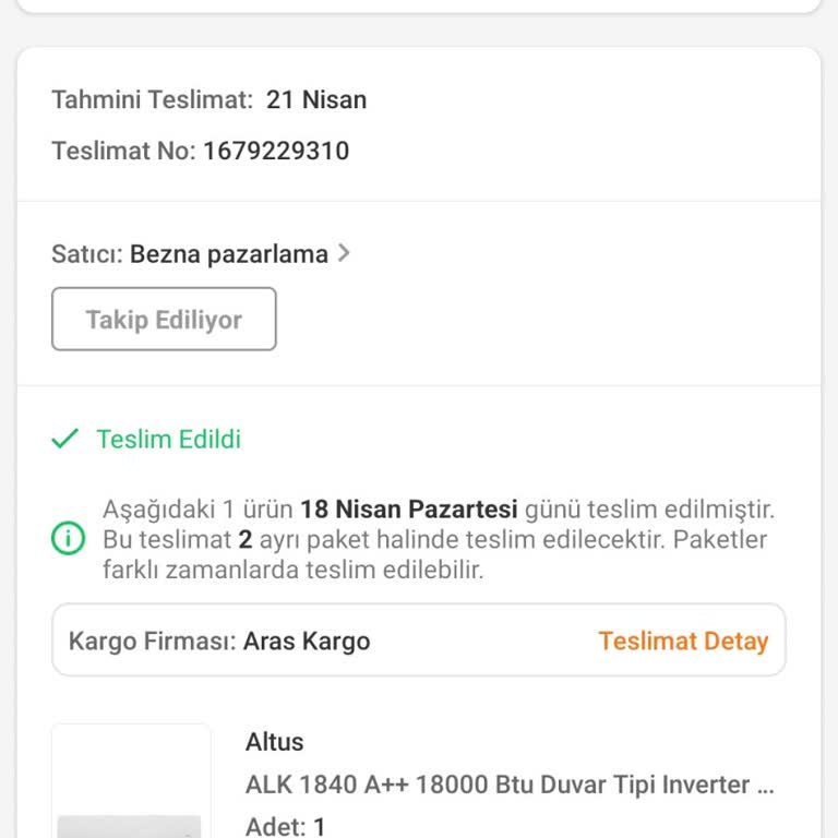 Trendyol Dan Alışveriş Faturamı Bana Ulaştırmasını Bekliyorum
