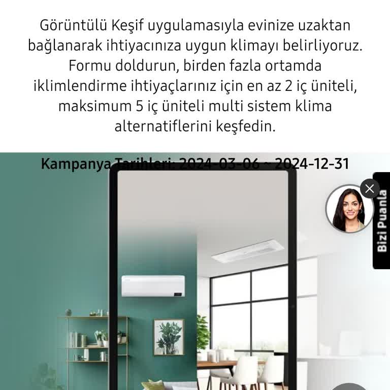 Samsung Klima Görüntülü Keşif Sorunu