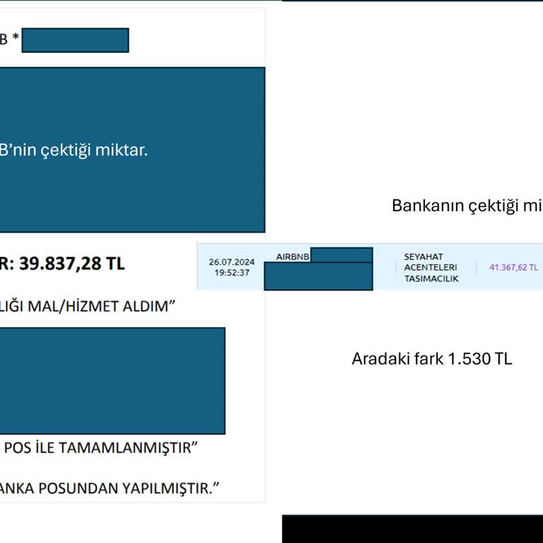 Yapı Kredi Bankası, Airbnb İşlemine Bilgilendirmeden Komisyon Çekiyor.