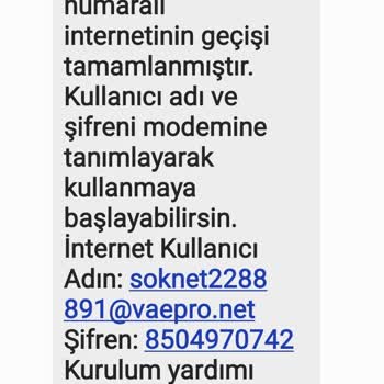 Şok Net İnternet Taşıma İptali