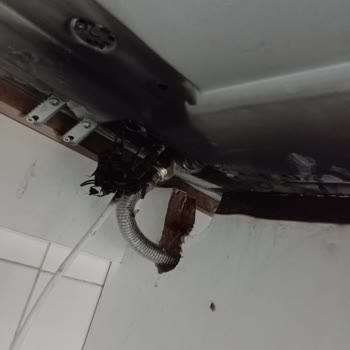 Vestel Ankastre Ocağının Çakmak Bölümünde Yangın Çıktı.