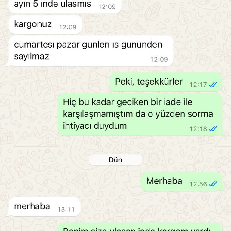 Banu Angay Butik Ücret İadesini Gerçekleştirmiyor