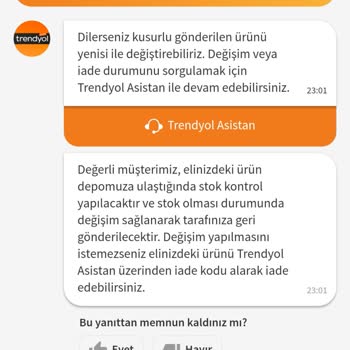 Trendyolmilla Yırtık Ve Yanlış Ürün Gönderip İademi Yapmıyor