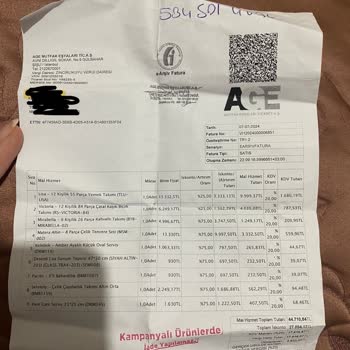 İstanbul Viaport Bernardo Kusurlu Ve Hasarlı Ürün Gönderimi