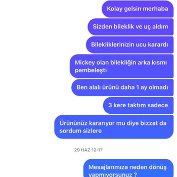 Sarjhub.co Şarjhub.co Ürün Kararması Ve İletişim Sorunu