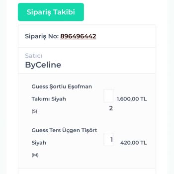 Byceline Butik Eksik Ürün Gönderdi!