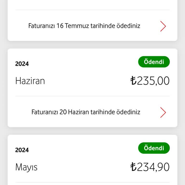 Vodafone Faturam Olması Gerekenden 100 TL Fazla