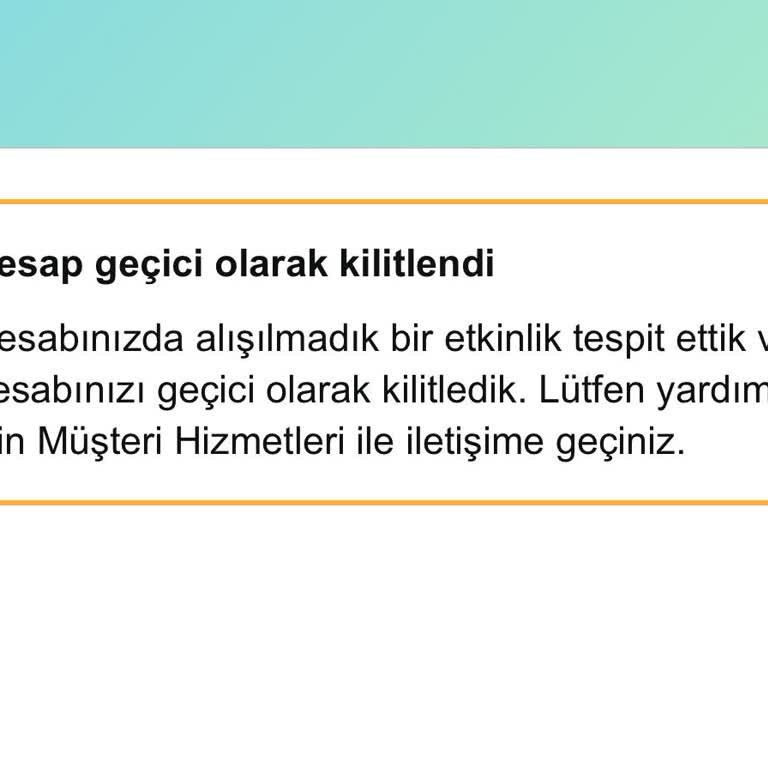 Amazon.com Paramızı Alıp Ürün Göndermedi Hesabı Kısıtladı