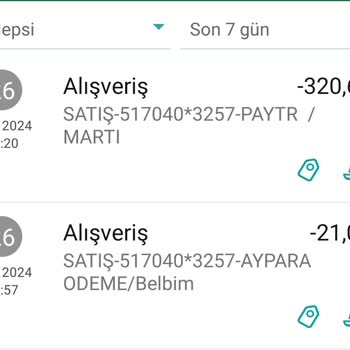 Martı Mobilet Habersiz Para Çekme