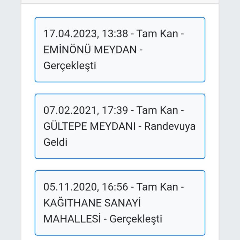 Türk Kızılay Kan Bağışı!