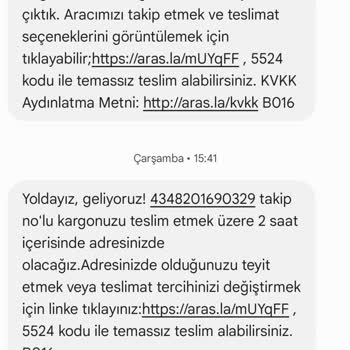 Aras Kargo Yetersiz Ve Ulaşılamayan Şube Telefonu