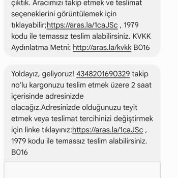 Aras Kargo Yetersiz Ve Ulaşılamayan Şube Telefonu