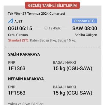 Ajet Hava Yolu Haksız Kazancı