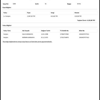 Ajet Hava Yolu Haksız Kazancı