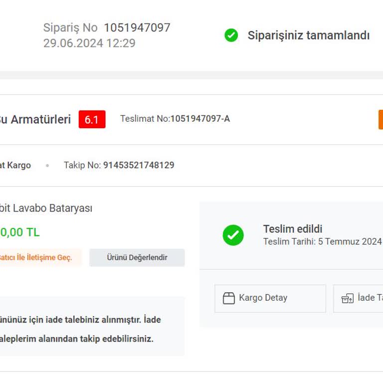 KOÇTAŞ'DAN Aldığım Ürünü İade Ettim Ücret İadesi Yapmadı