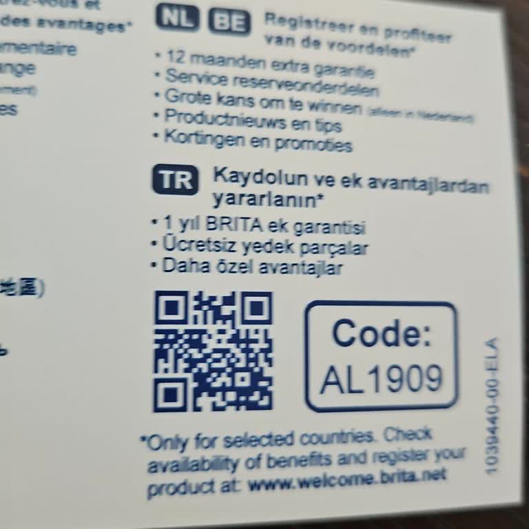 Brita Sürahi Ek Garanti Hk