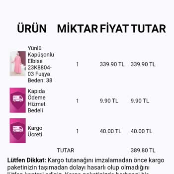 Sefamerve Alışveriş Sitesi Üzerinden Yapılan Ürün Satın Alımı