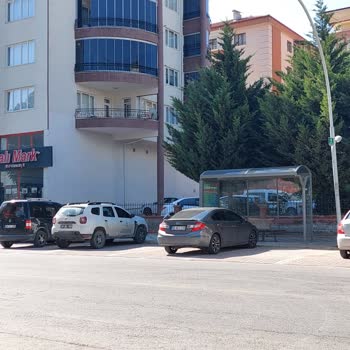 Malatya Büyükşehir Belediyesi Malatya Çöşnük Durağında İnsanlar Oturmuyor Araçlar Oturuyor