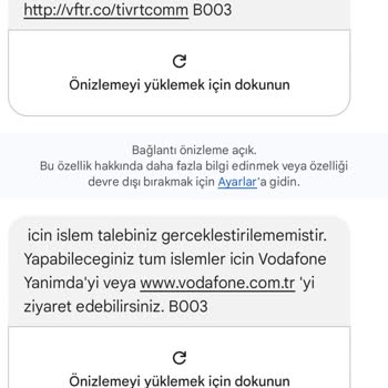 Vodafone Ek Paket Alamıyorum