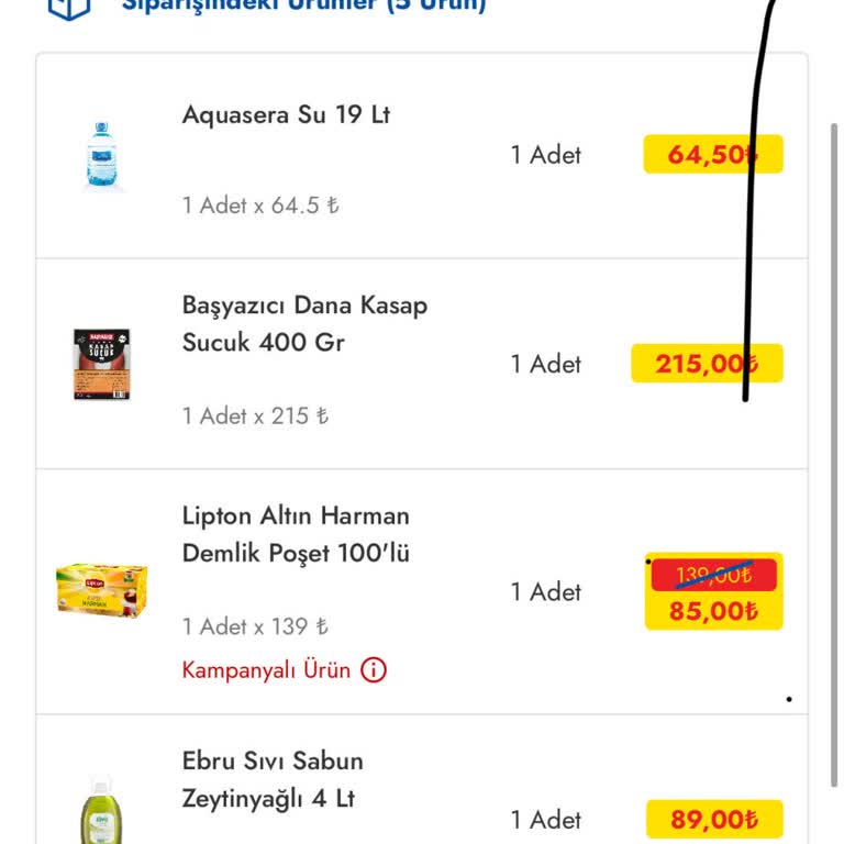 Şok Marketler Ürün Eksik Geldi Para İadesi Yapılmadı