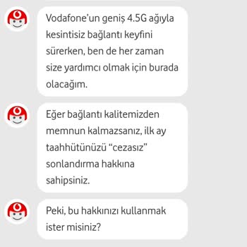 Vodafone'da Dakika Sorunu Ve Cayma Bedeli Şoku