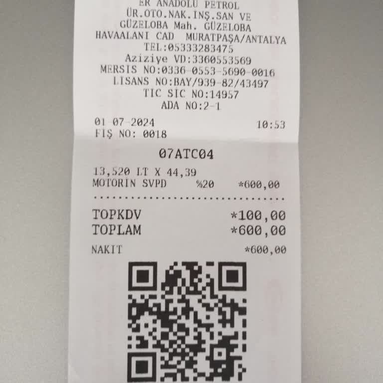 Shell Antalya'da Hiç Olmayan Araç Plakasına Yakıt Veridi