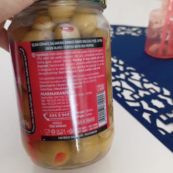 MarmaraBirlik Bozuk Ürün: Kırmızı Biber Dolgulu Zeytin Sorunu