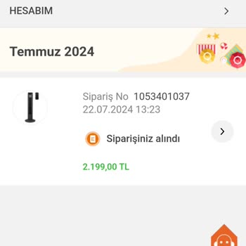 Salvanini Satın Aldığım Ürün Kargoya Verilmedi