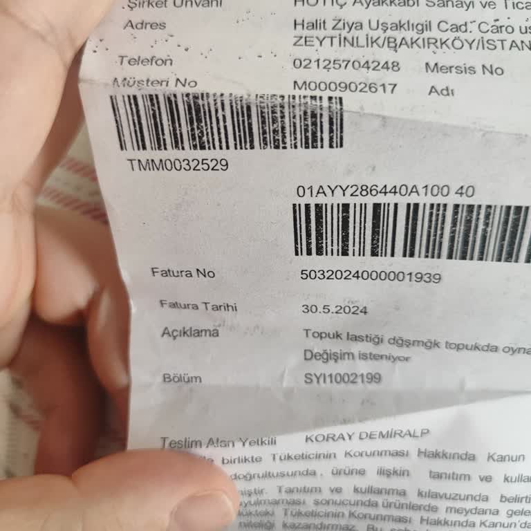 Hotiç Ürünlerin Kalitesizliği Personelin İlgisizliği