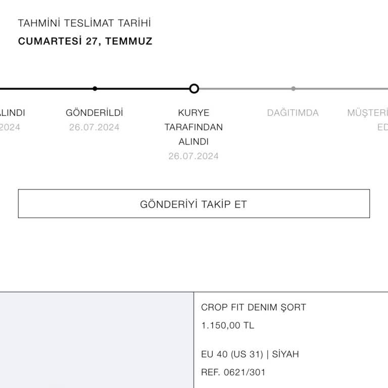Zara Sorumsuzluğu Kargonu Getirmedi