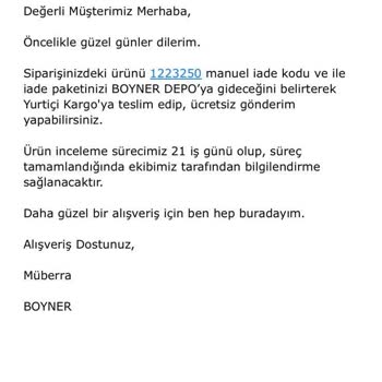 Boyner Armanı Beyaz Çanta Firma Hatasını Kabul Etmiyor!