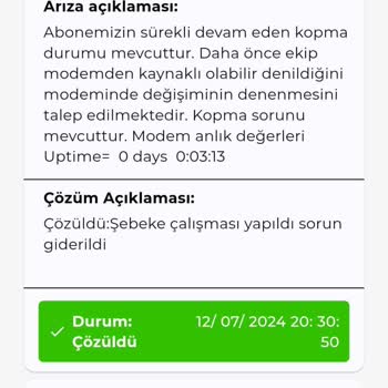Kablo Net Sürekli İnternet Kopmaları Ve Çözülmeyen Sorunlar