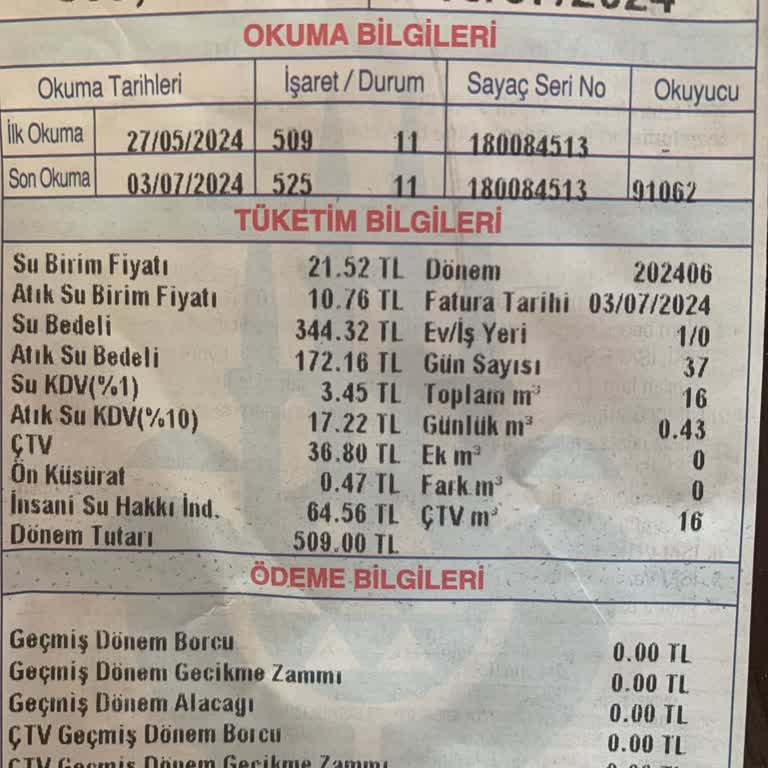 İSKİ Normalden Fazla Gelen Fatura