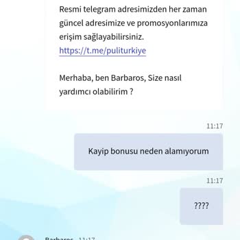 Pulibet Kayıp Bonusumu Vermedi