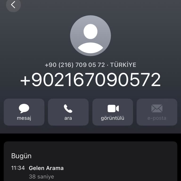 0216 709 05 72 02167090572 Numaralı Numaradan Anket Olduğu Söylenerek Arandım