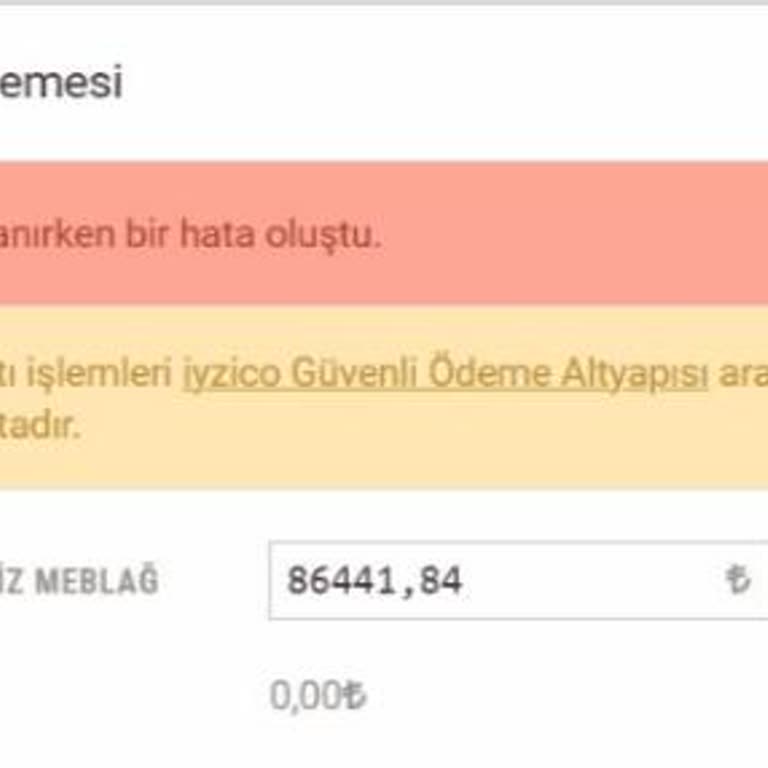 Paraşüt İle Kredi Kartı Tahsilatı Yapılamıyor