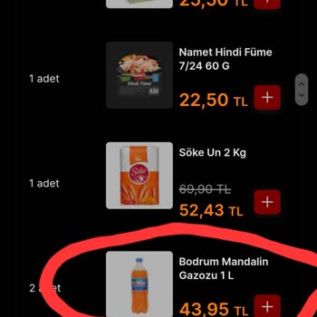 Migros Sanal Market Eksik Ürün Teslimatı