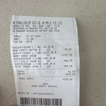 Altunbilekler Küflü Ürün Gönderen Zincir Market!