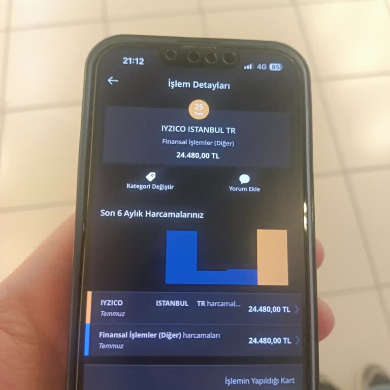 iyzico Paramın İade İstiyorum