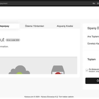 Karaca Züccaciye Karaca'nın Bozuk Sistemi Ve Müşteriye Değer Vermemesi