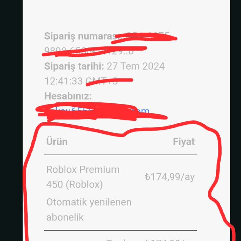 ROBLOX Abonelikle Çekilen Paranın Geri İadesini İstiyorum
