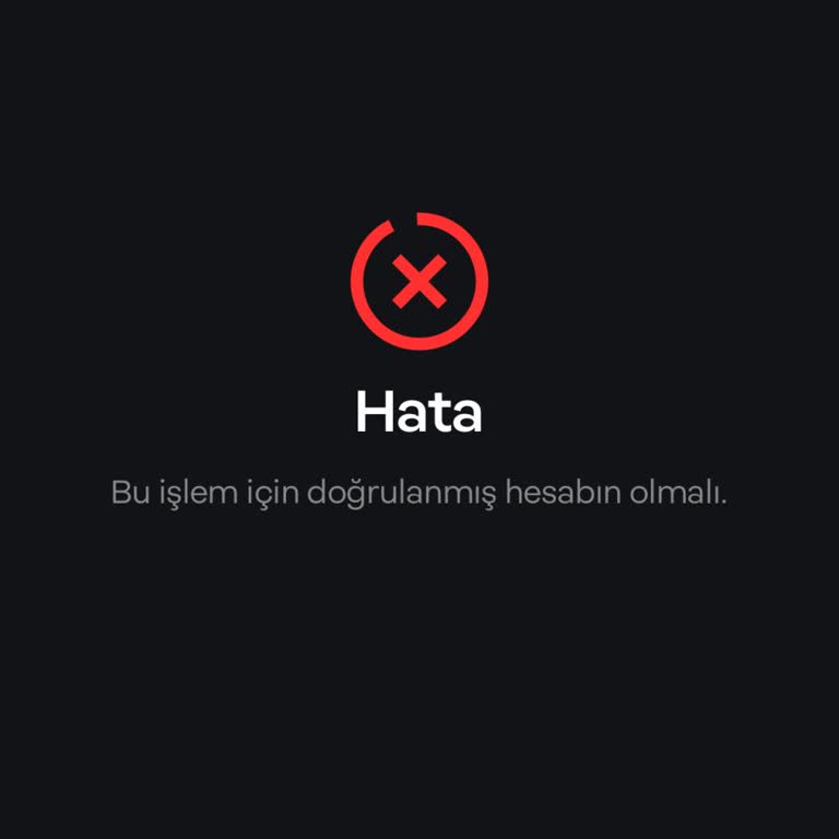 Papara Hesap Doğrulama Hatası