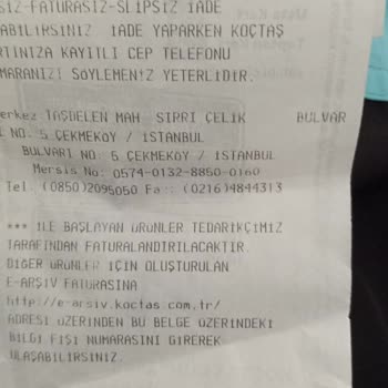 Koçtaş İade Sorunu İlgilenilmemesi