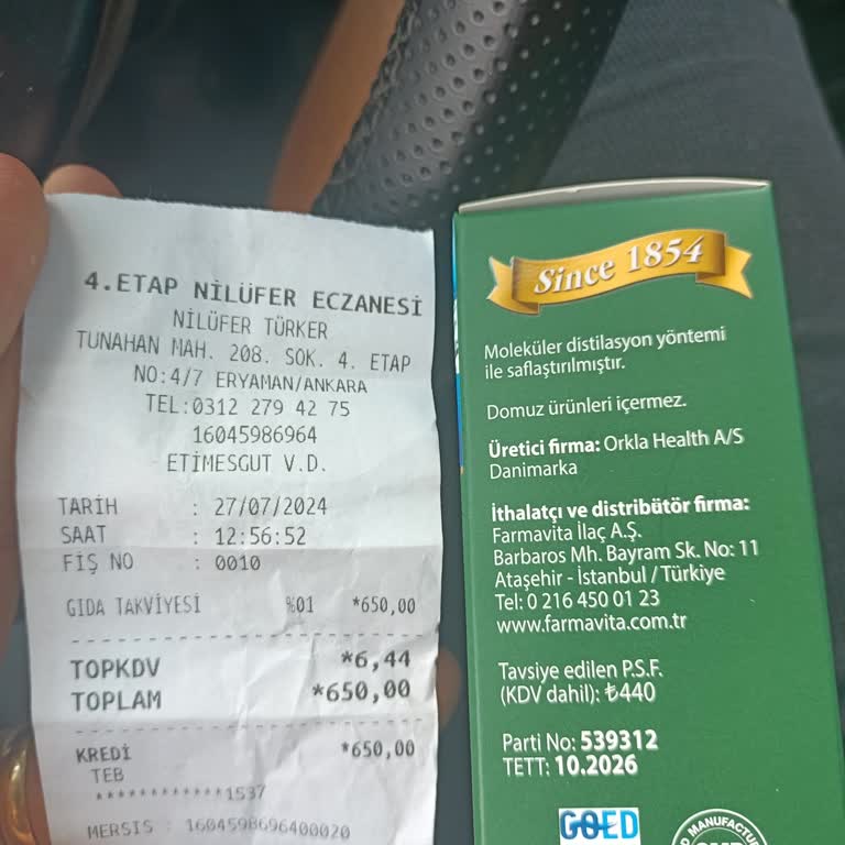 4.etap Nilüfer Eczanesi Möller's Fazladan Para Ekleme