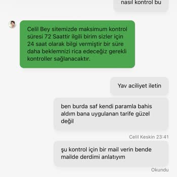 Bahisal Çekim Bekletilmesi Ve Extra Süre İle Mağduriyet Yaşıyorum