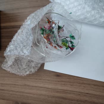 Kupa Dünyam Cidarlı Çiçek Bardağı Kırık Geldi