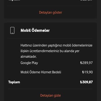 Vodafone Mobil Ödeme Aboneliği Kullanmadım İptal Ettim Faturama Yansıtılmasın